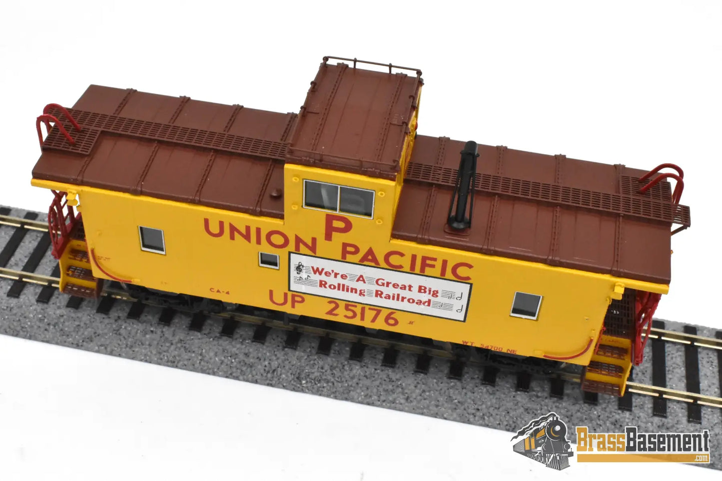 HO Brass OMI 3971.8 Union Pacific UP CA 4 Caboose #25176 GSI Trucks MINT Caboose