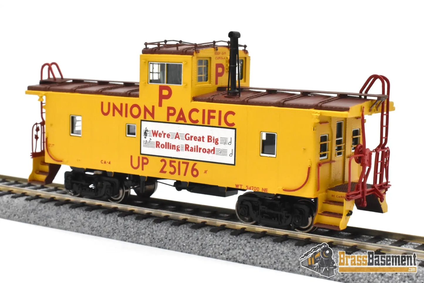 HO Brass OMI 3971.8 Union Pacific UP CA 4 Caboose #25176 GSI Trucks MINT Caboose