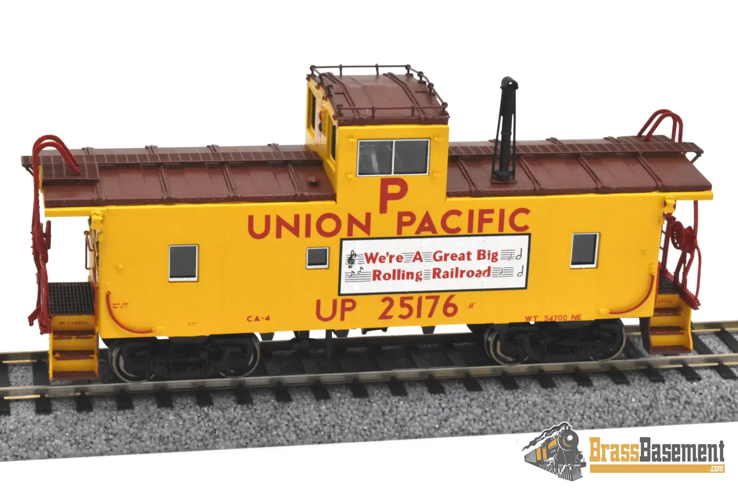 HO Brass OMI 3971.8 Union Pacific UP CA 4 Caboose #25176 GSI Trucks MINT Caboose