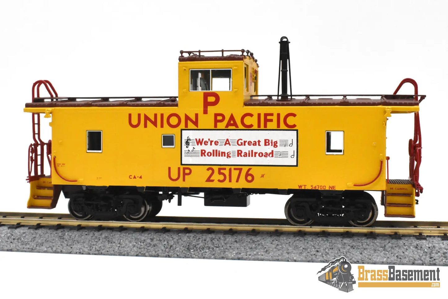 HO Brass OMI 3971.8 Union Pacific UP CA 4 Caboose #25176 GSI Trucks MINT Caboose