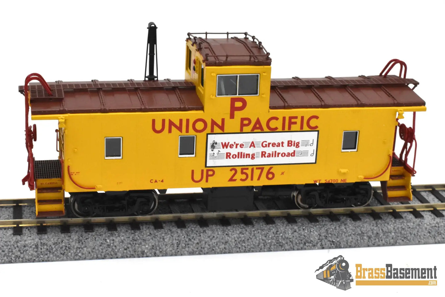 HO Brass OMI 3971.8 Union Pacific UP CA 4 Caboose #25176 GSI Trucks MINT Caboose