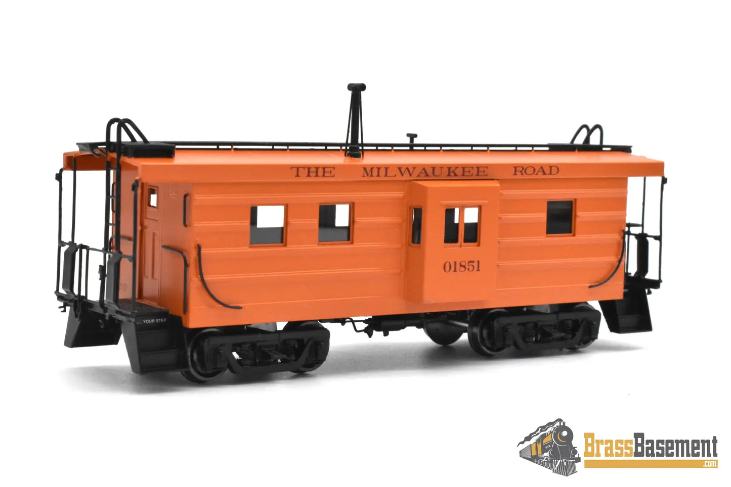 HO Brass OMI 3987.1 Milwaukee Road ’Rib Side’ Bay Window Caboose #01851 1941 UPDATES F/P Freight