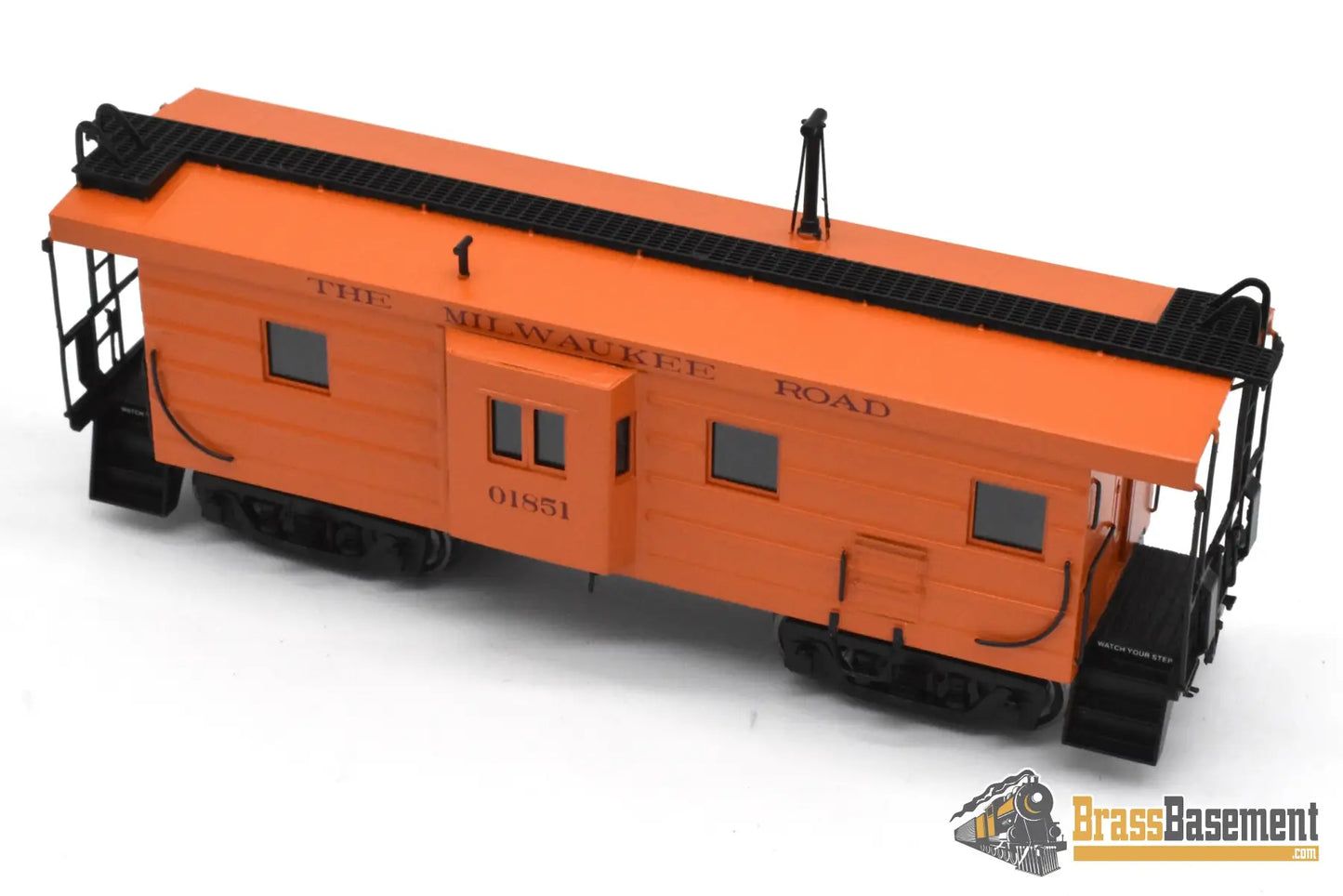 HO Brass OMI 3987.1 Milwaukee Road ’Rib Side’ Bay Window Caboose #01851 1941 UPDATES F/P Freight