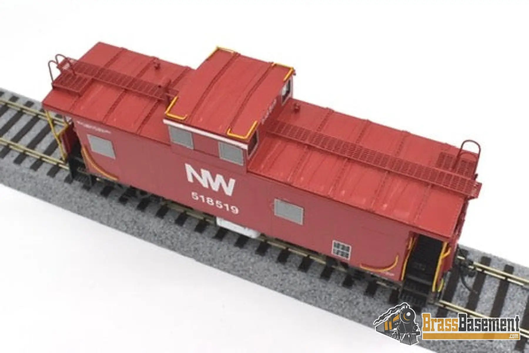 Ho Brass - Omi 4261.2 N&W Norfolk & Western International W-V Caboose #518519 Fp Red 2003