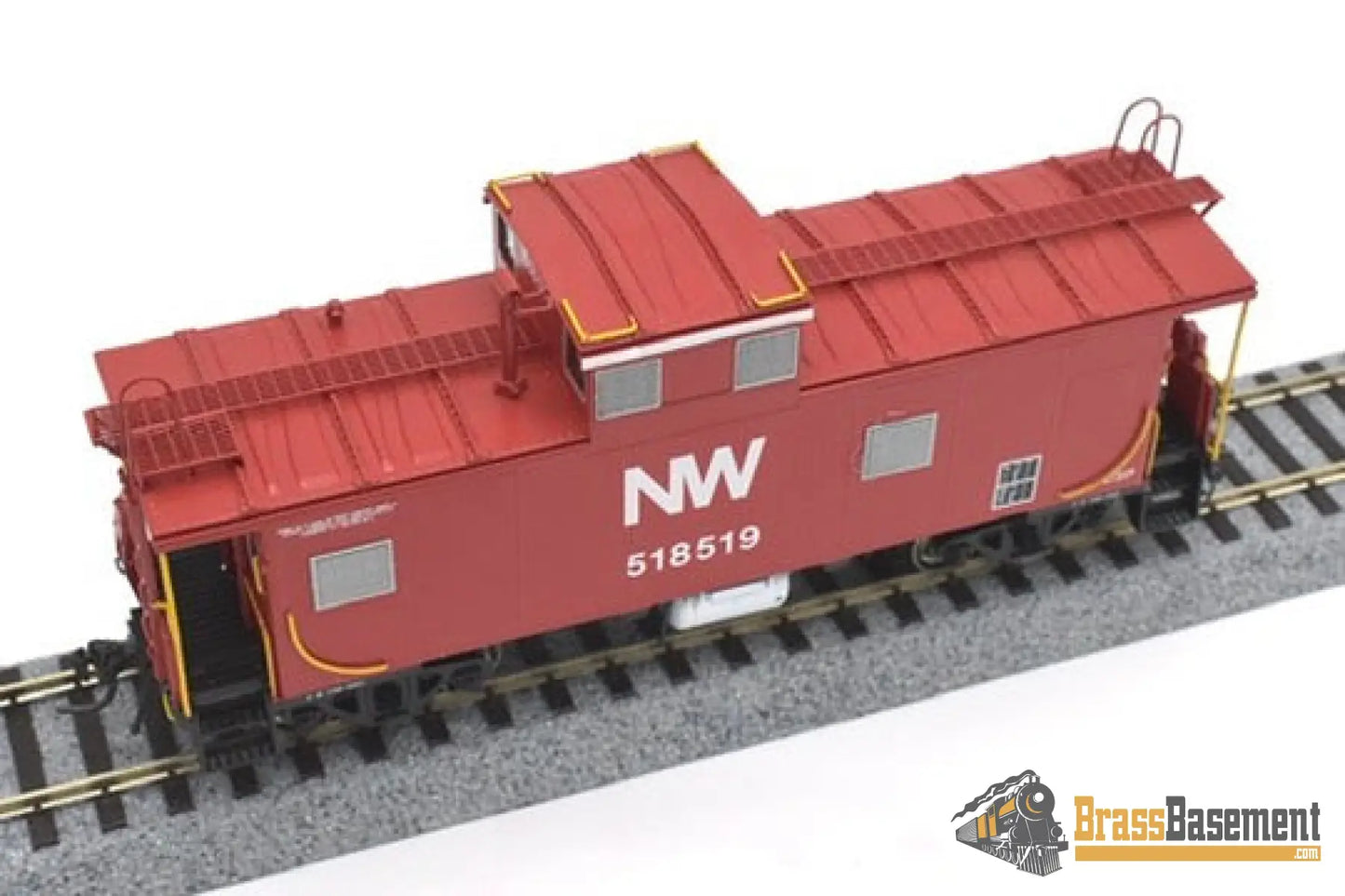 Ho Brass - Omi 4261.2 N&W Norfolk & Western International W-V Caboose #518519 Fp Red 2003