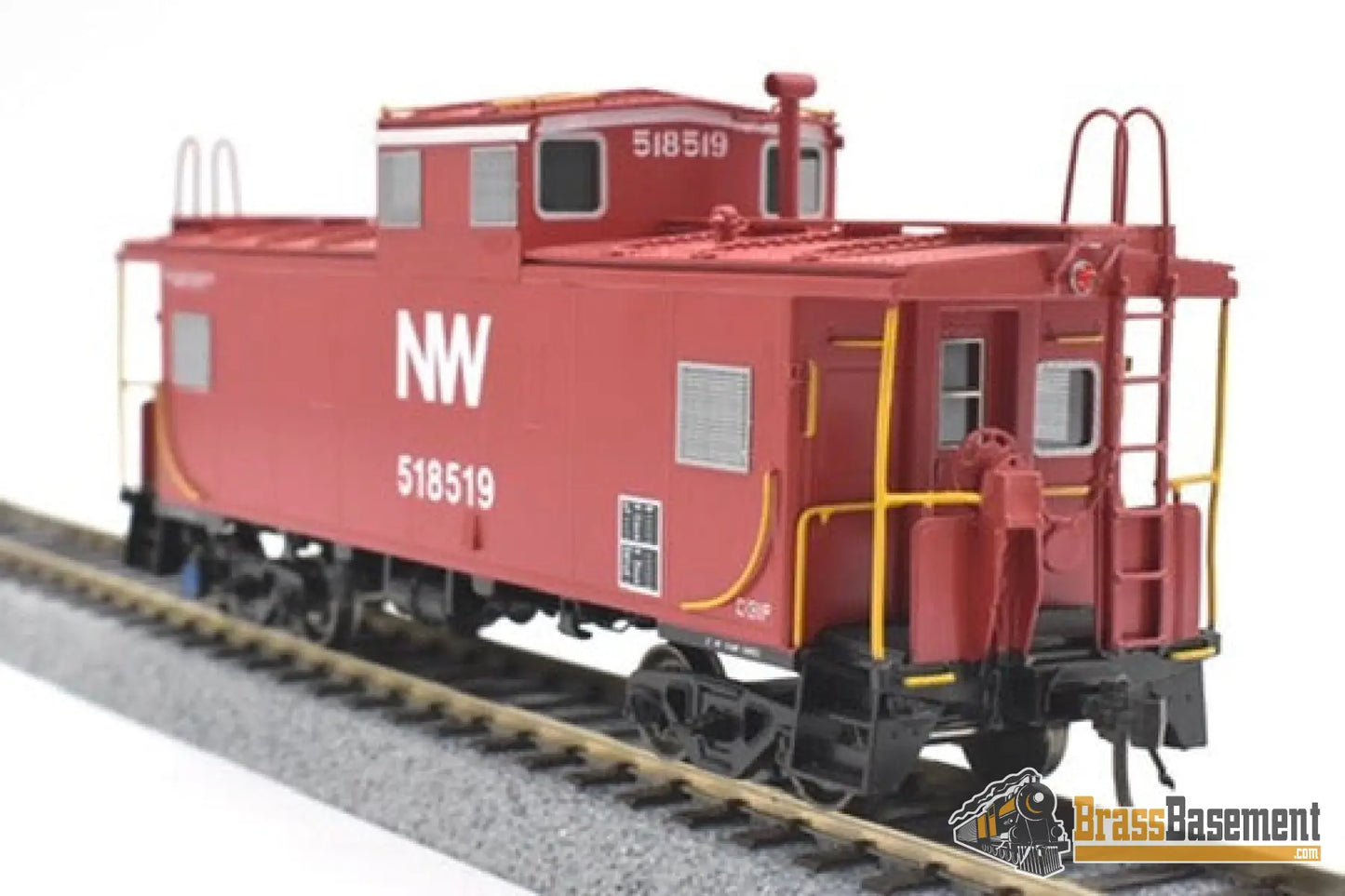 Ho Brass - Omi 4261.2 N&W Norfolk & Western International W-V Caboose #518519 Fp Red 2003