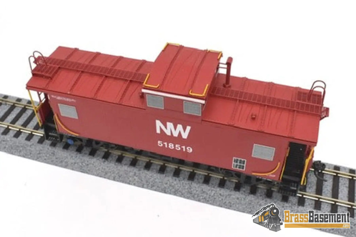 Ho Brass - Omi 4261.2 N&W Norfolk & Western International W-V Caboose #518519 Fp Red 2003