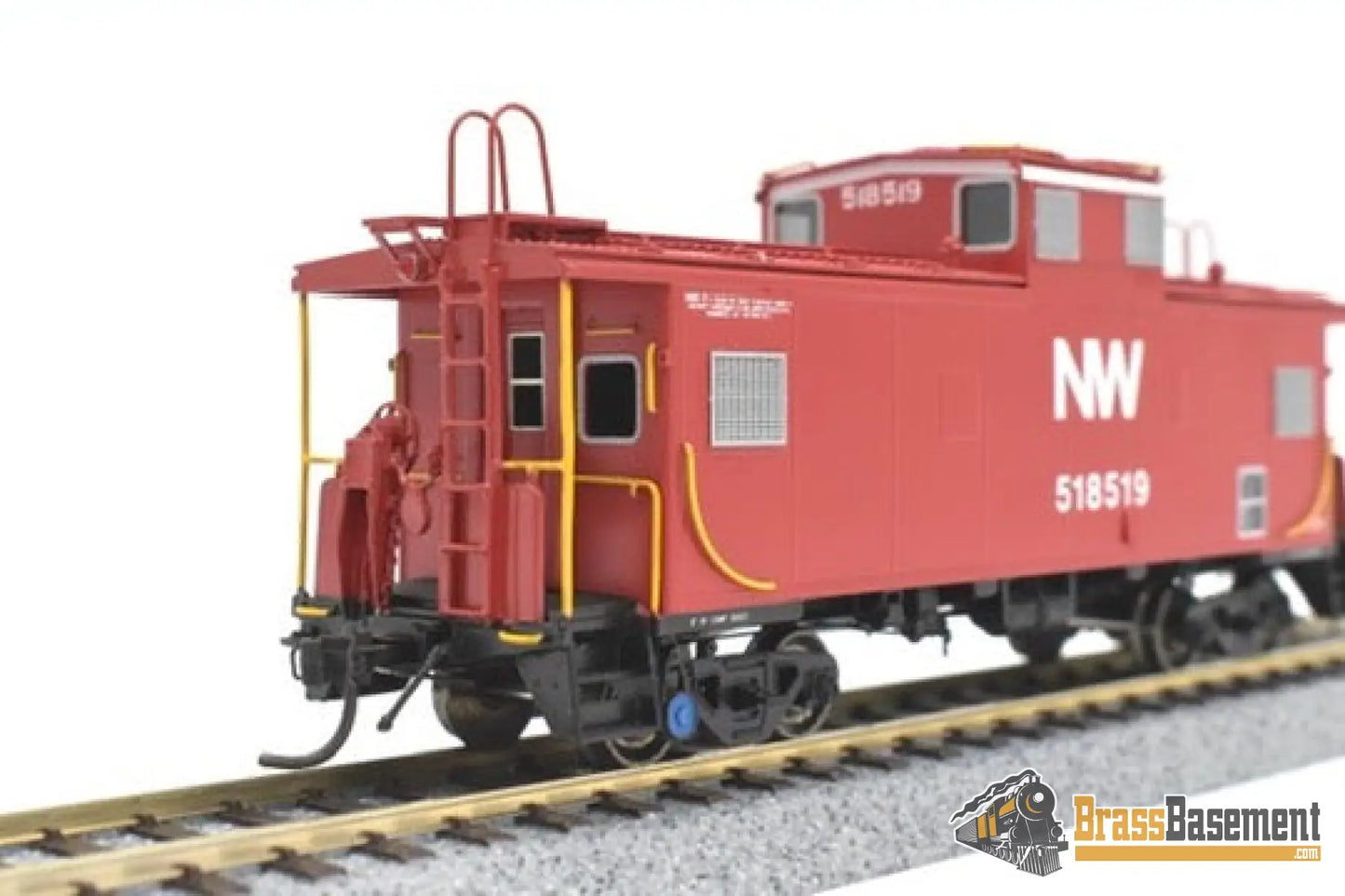 Ho Brass - Omi 4261.2 N&W Norfolk & Western International W-V Caboose #518519 Fp Red 2003
