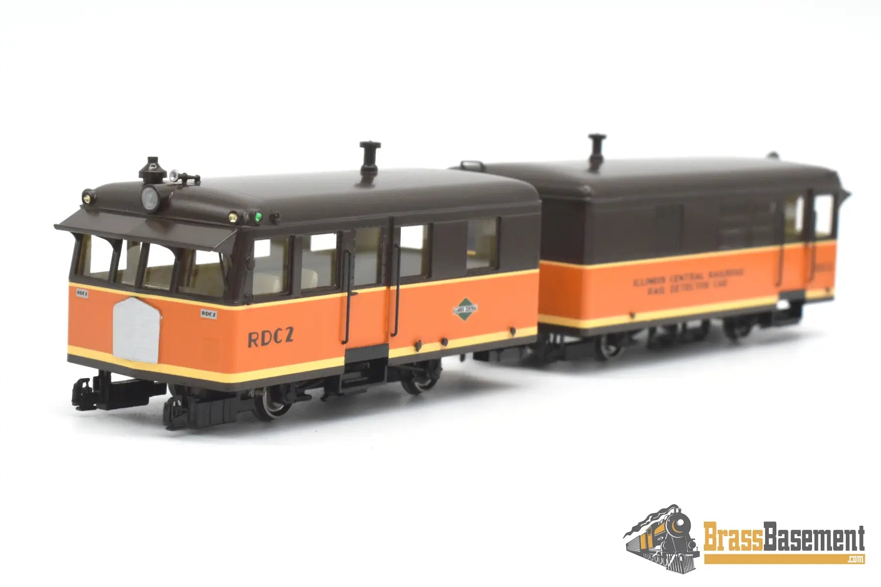 HO Brass - OMI 4306.1 IC Illinois Central - Magnetic Rail Defect Detector #RDC2 Diesel