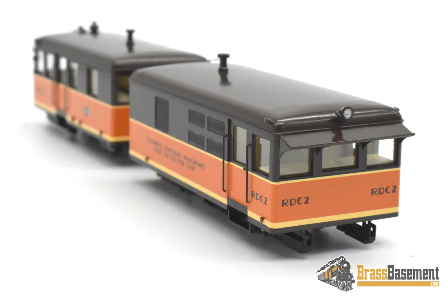 HO Brass - OMI 4306.1 IC Illinois Central - Magnetic Rail Defect Detector #RDC2 Diesel