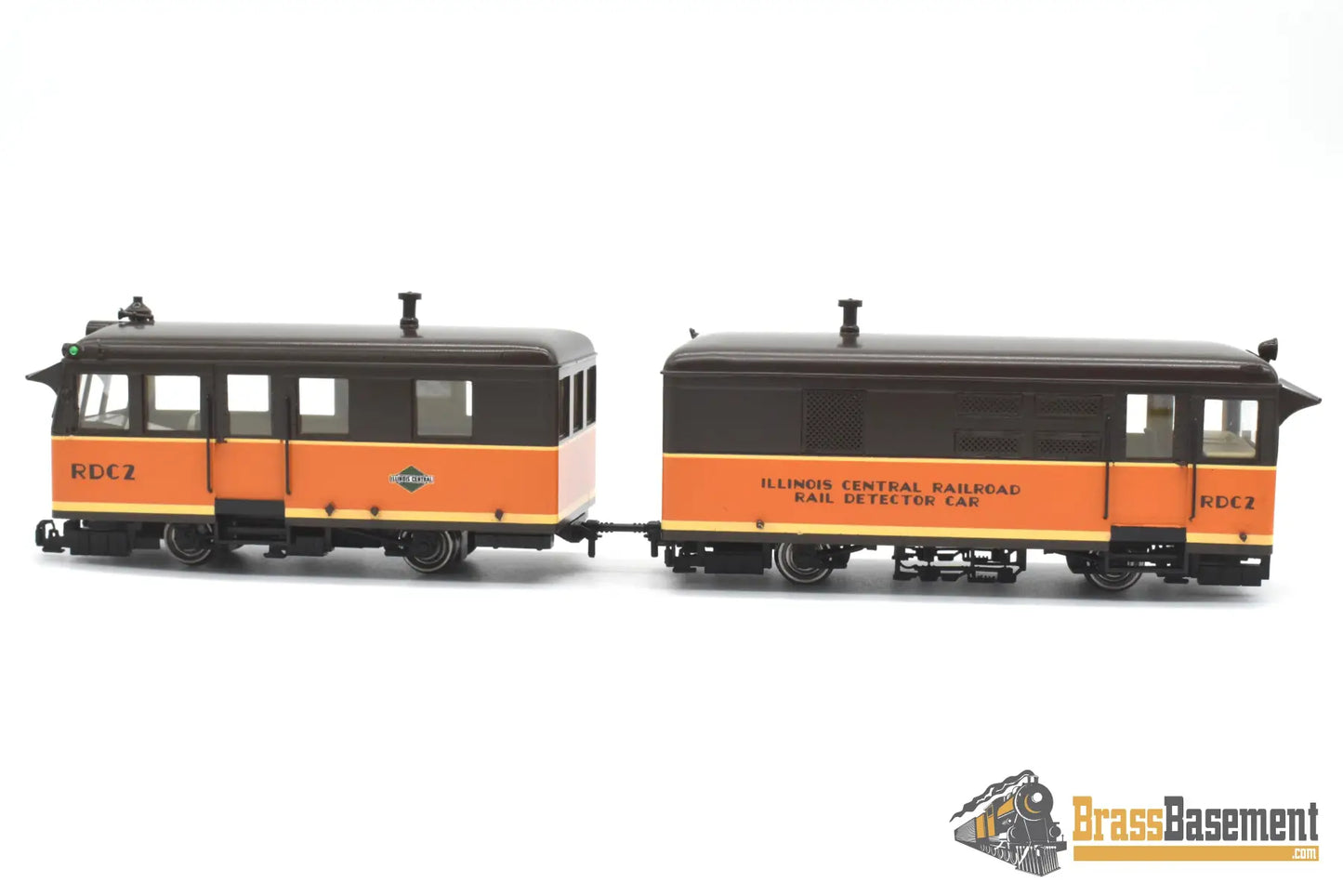 HO Brass - OMI 4306.1 IC Illinois Central - Magnetic Rail Defect Detector #RDC2 Diesel