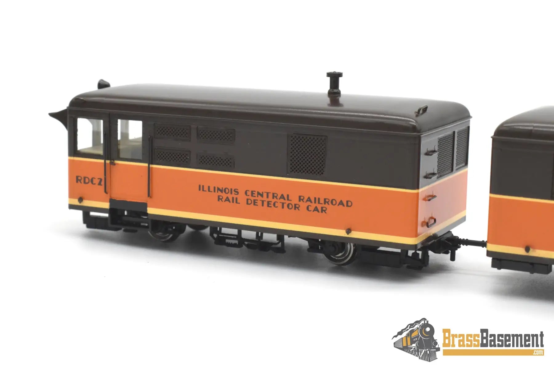 HO Brass - OMI 4306.1 IC Illinois Central - Magnetic Rail Defect Detector #RDC2 Diesel