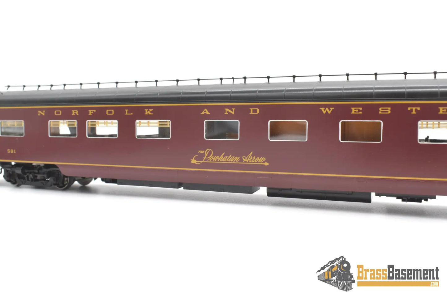 Ho Brass - Omi 4314.1 N&W Norfolk & Western ’Powhatan Arrow’ 5 Car Passenger Set F/P Full