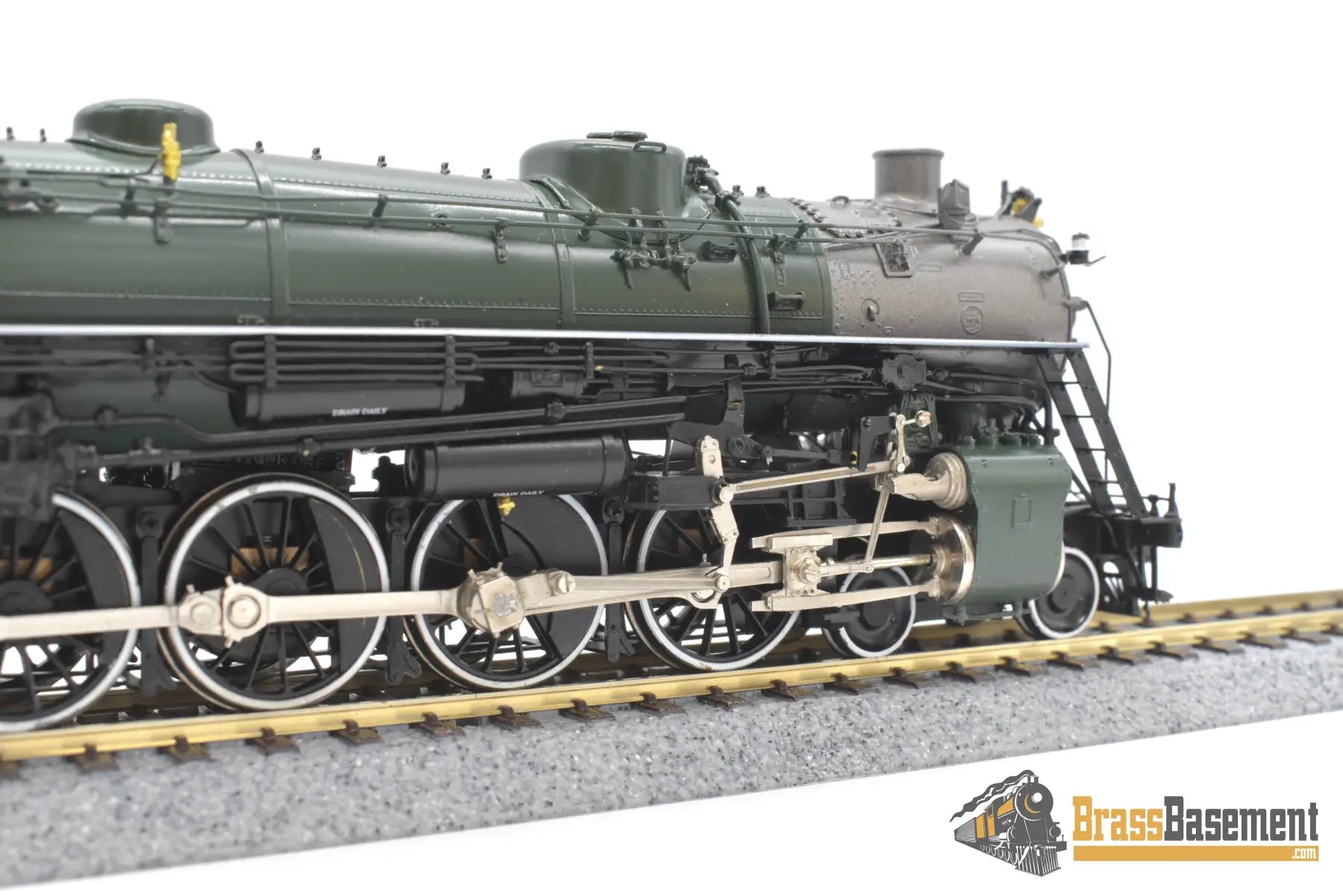 Ho Brass - Omi 4511.2 Rio Grande Drgw M - 64 4 - 8 - 4 #1708 F/P Green Boiler Royal Gorge Scheme