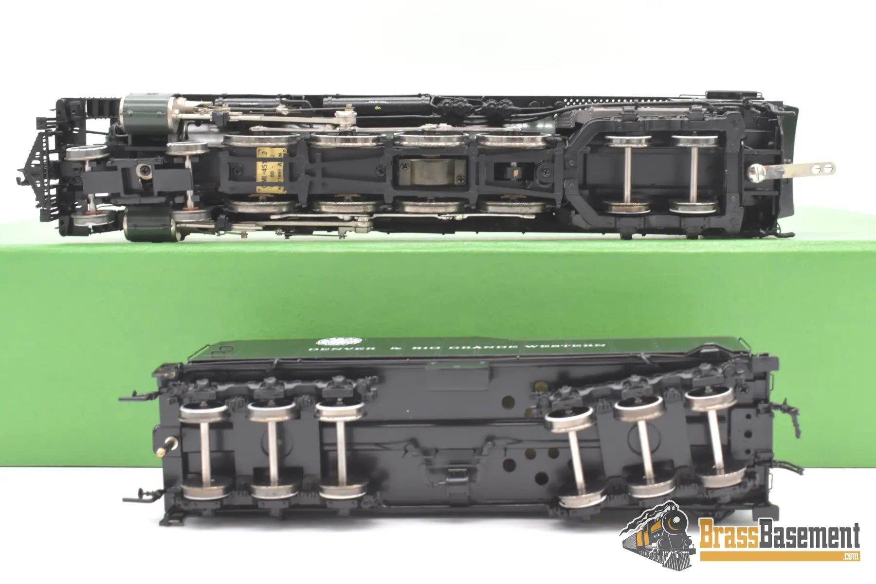 Ho Brass - Omi 4511.2 Rio Grande Drgw M - 64 4 - 8 - 4 #1708 F/P Green Boiler Royal Gorge Scheme