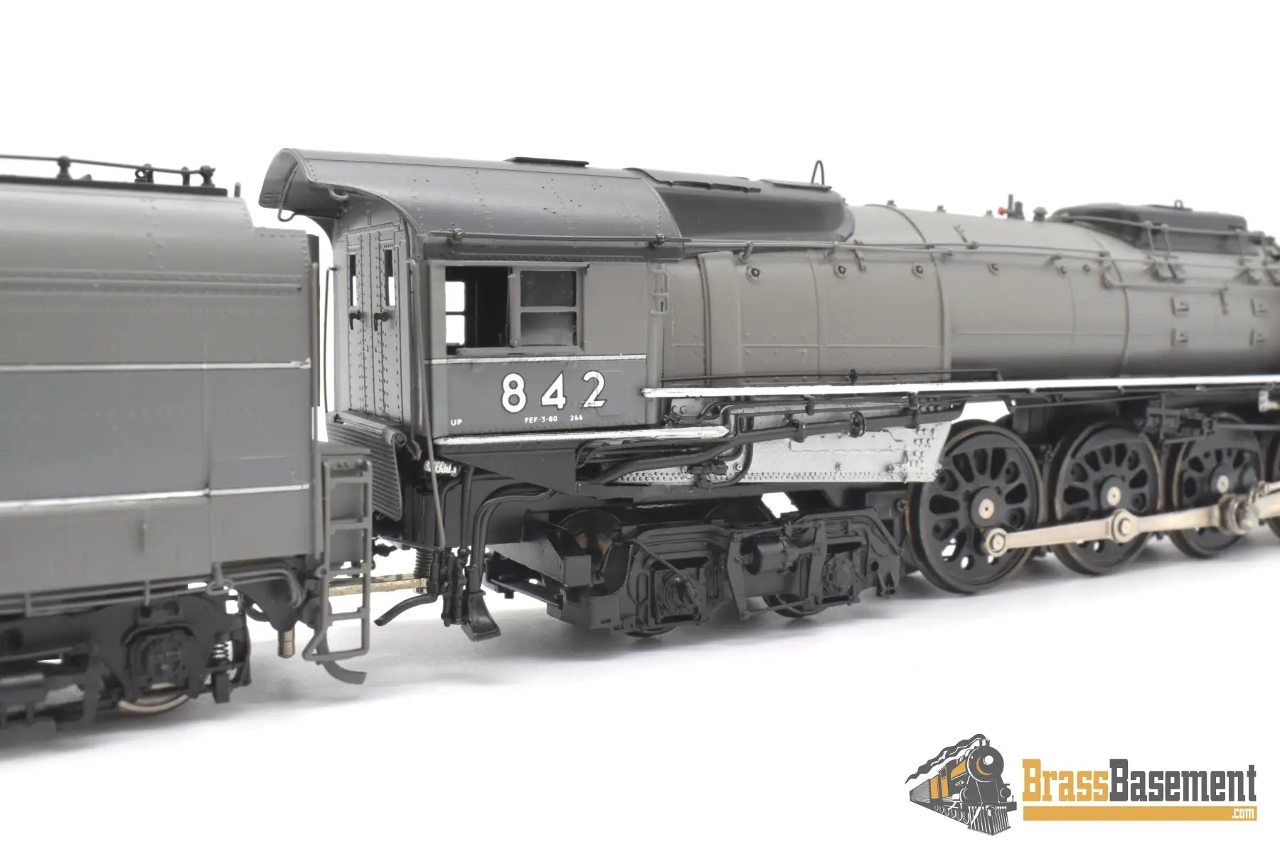 Ho Brass - Omi 4521.2 Union Pacific Fef - 3 #842 Gray Stripe Grayhound Mint Steam