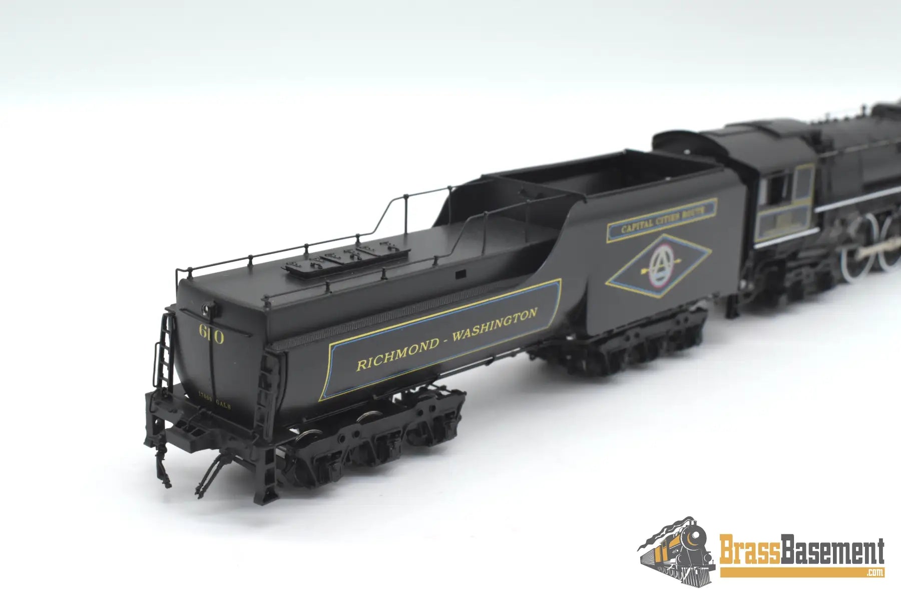 HO Brass - OMI 4548.1 RF&P Richmond Fredericksburg & Potomac 4-8-4 “Governor” #610 - Mint Steam