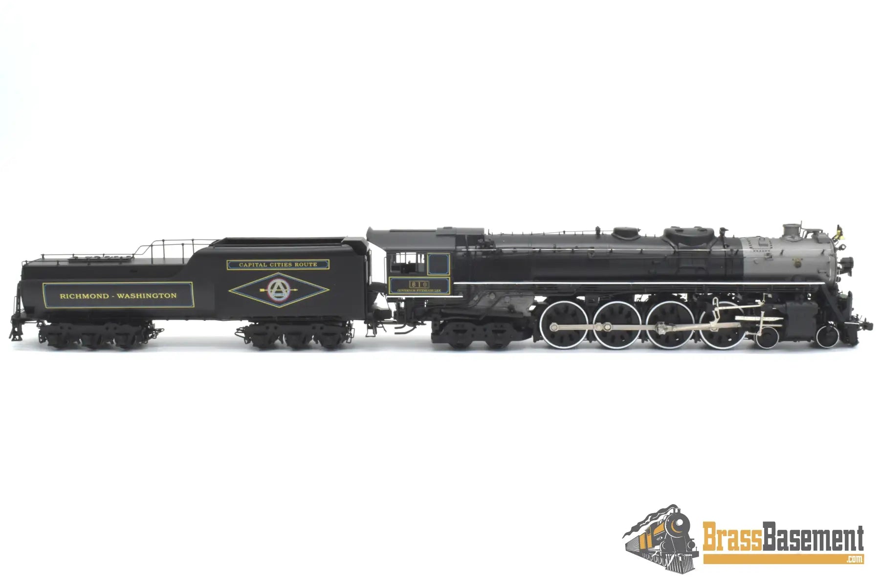 HO Brass - OMI 4548.1 RF&P Richmond Fredericksburg & Potomac 4-8-4 “Governor” #610 - Mint Steam