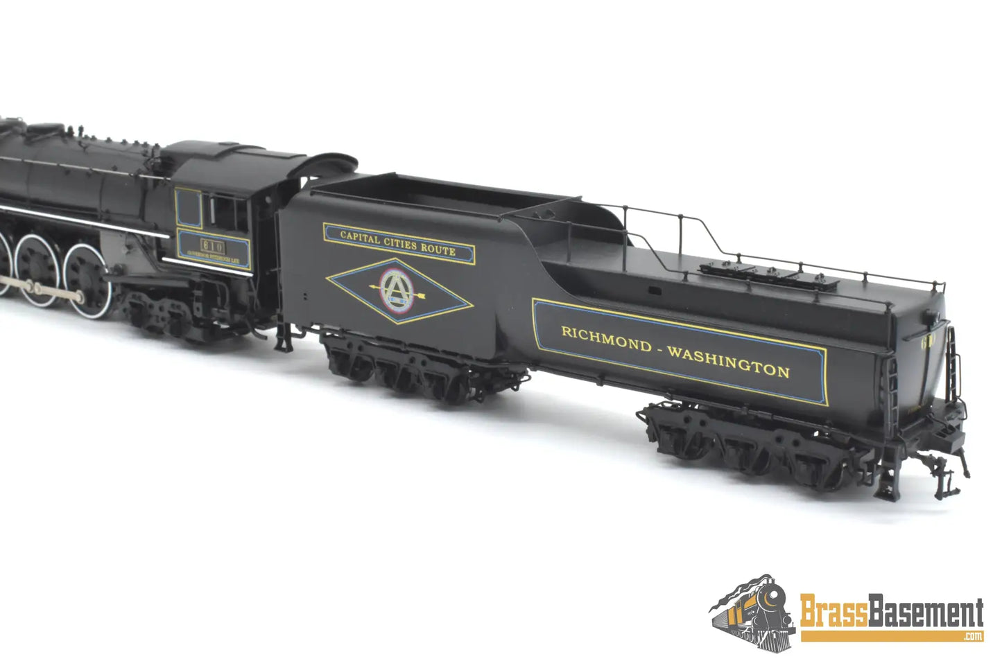 HO Brass - OMI 4548.1 RF&P Richmond Fredericksburg & Potomac 4-8-4 “Governor” #610 - Mint Steam