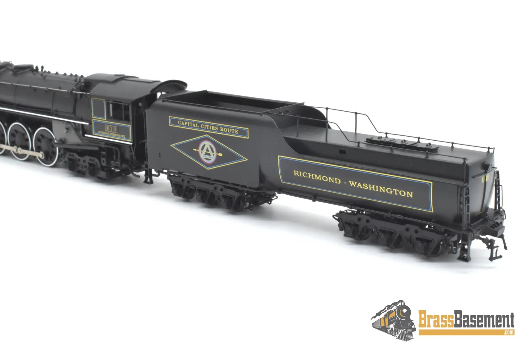 HO Brass - OMI 4548.1 RF&P Richmond Fredericksburg & Potomac 4-8-4 “Governor” #610 - Mint Steam