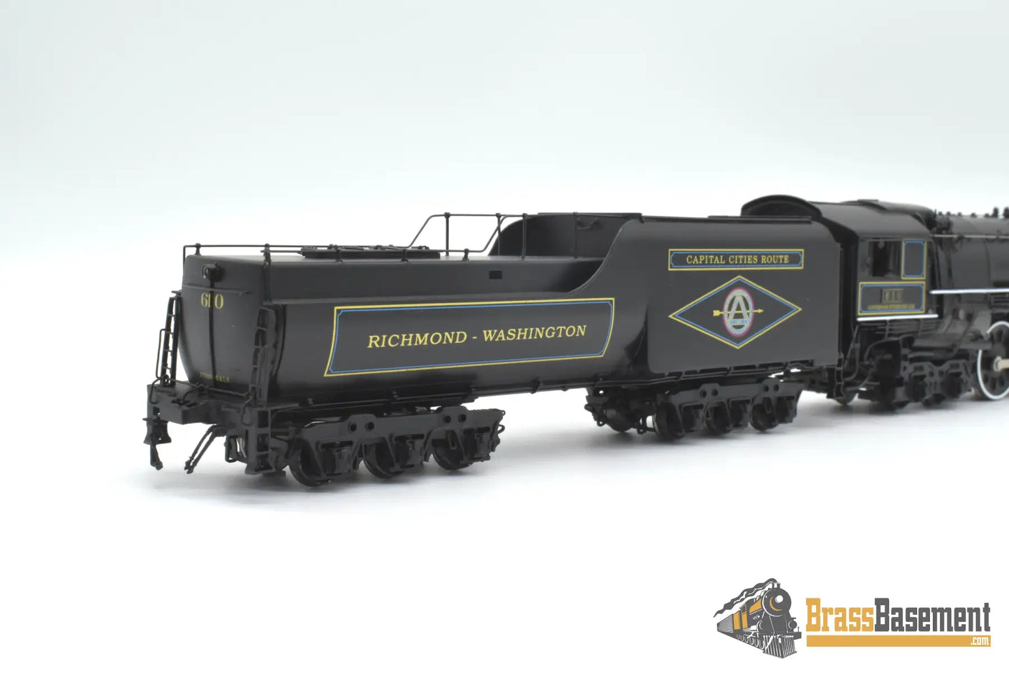 HO Brass - OMI 4548.1 RF&P Richmond Fredericksburg & Potomac 4-8-4 “Governor” #610 - Mint Steam