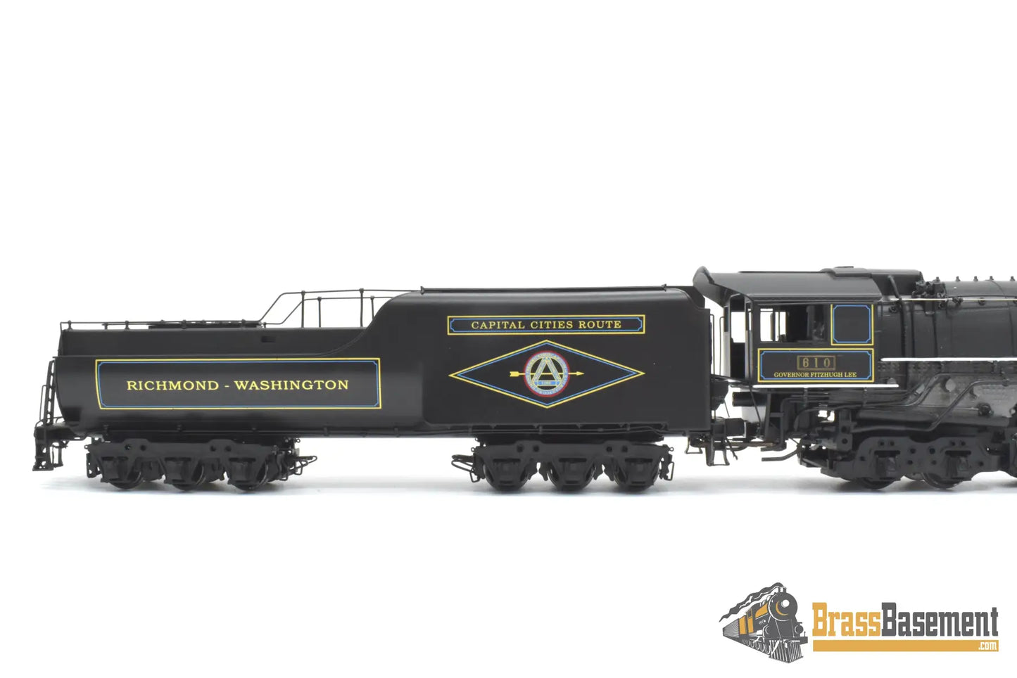 HO Brass - OMI 4548.1 RF&P Richmond Fredericksburg & Potomac 4-8-4 “Governor” #610 - Mint Steam