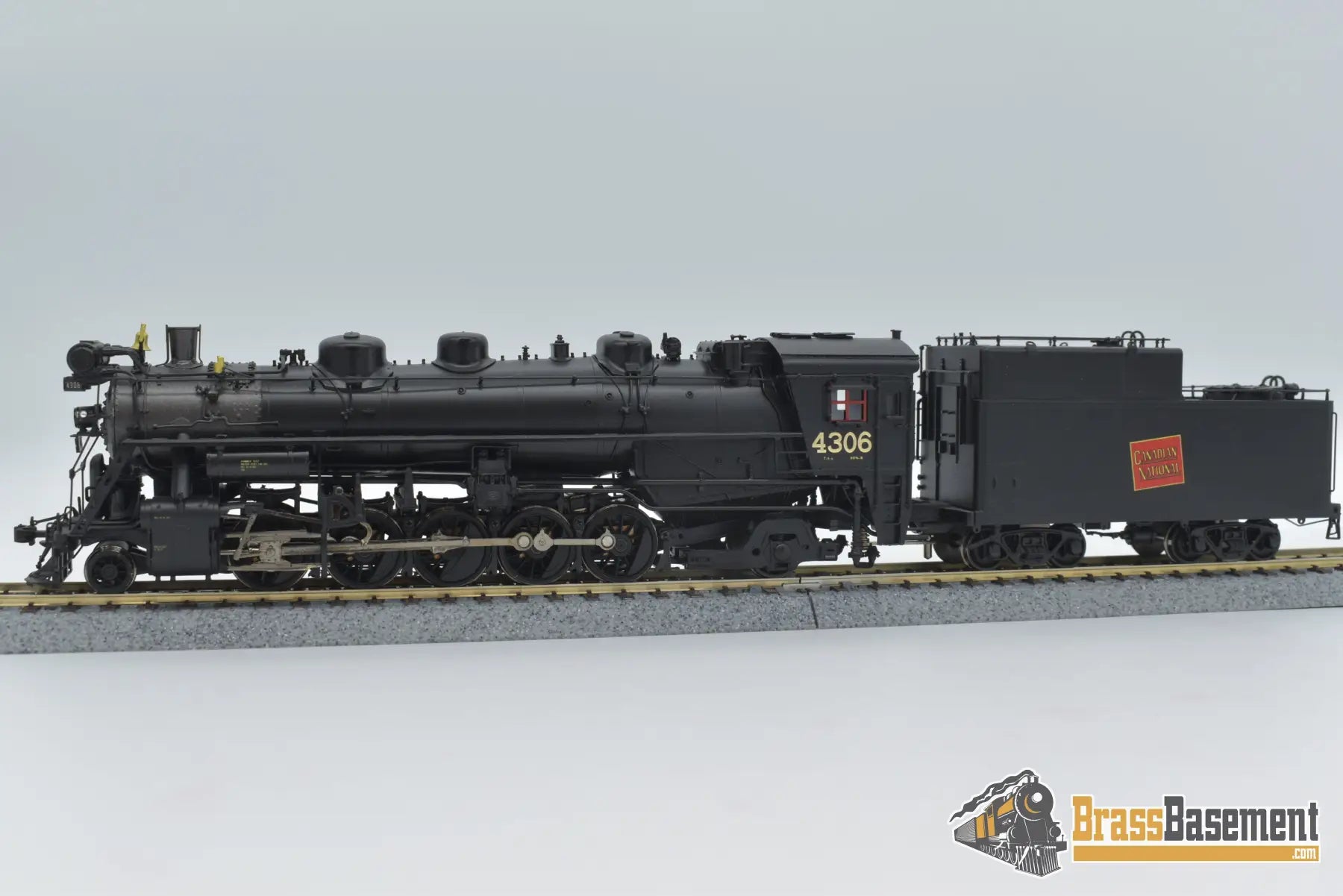 Ho Brass - Omi 4550.1 Canadian National Cnr T4A 2 - 10 - 2 Factory Paint Ajin