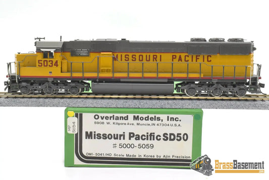 Ho Brass - Omi 5041.1 Missouri Pacific Mp Sd50 #5034 C/Pomi