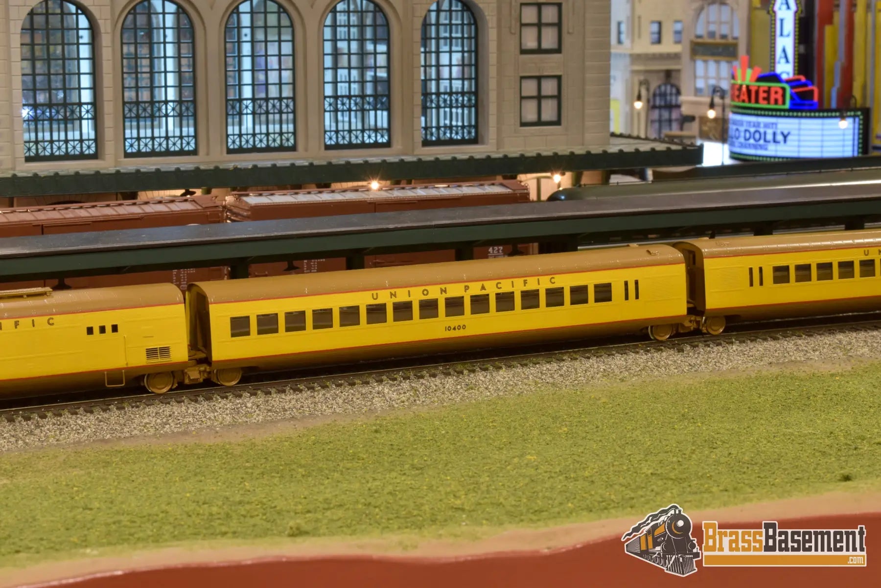 Ho Brass - Omi 5197.1 Union Pacific Up ’City Of Salina’ M - 10000 3 Car Set Cpomi Passenger