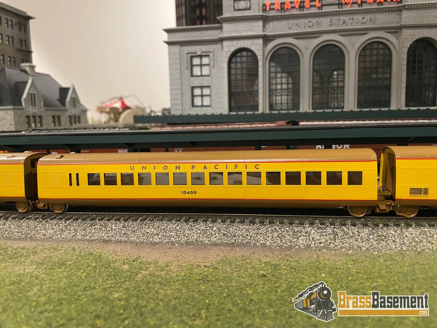 Ho Brass - Omi 5197.1 Union Pacific Up ’City Of Salina’ M - 10000 3 Car Set Cpomi Passenger