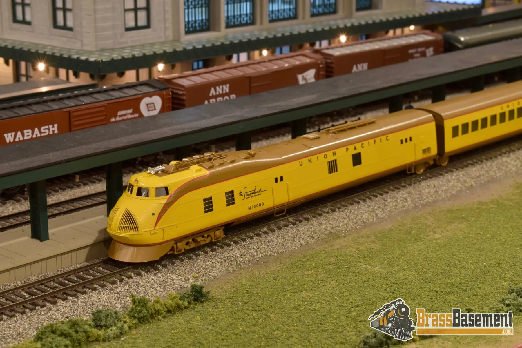 Ho Brass - Omi 5197.1 Union Pacific Up ’City Of Salina’ M - 10000 3 Car Set Cpomi Passenger