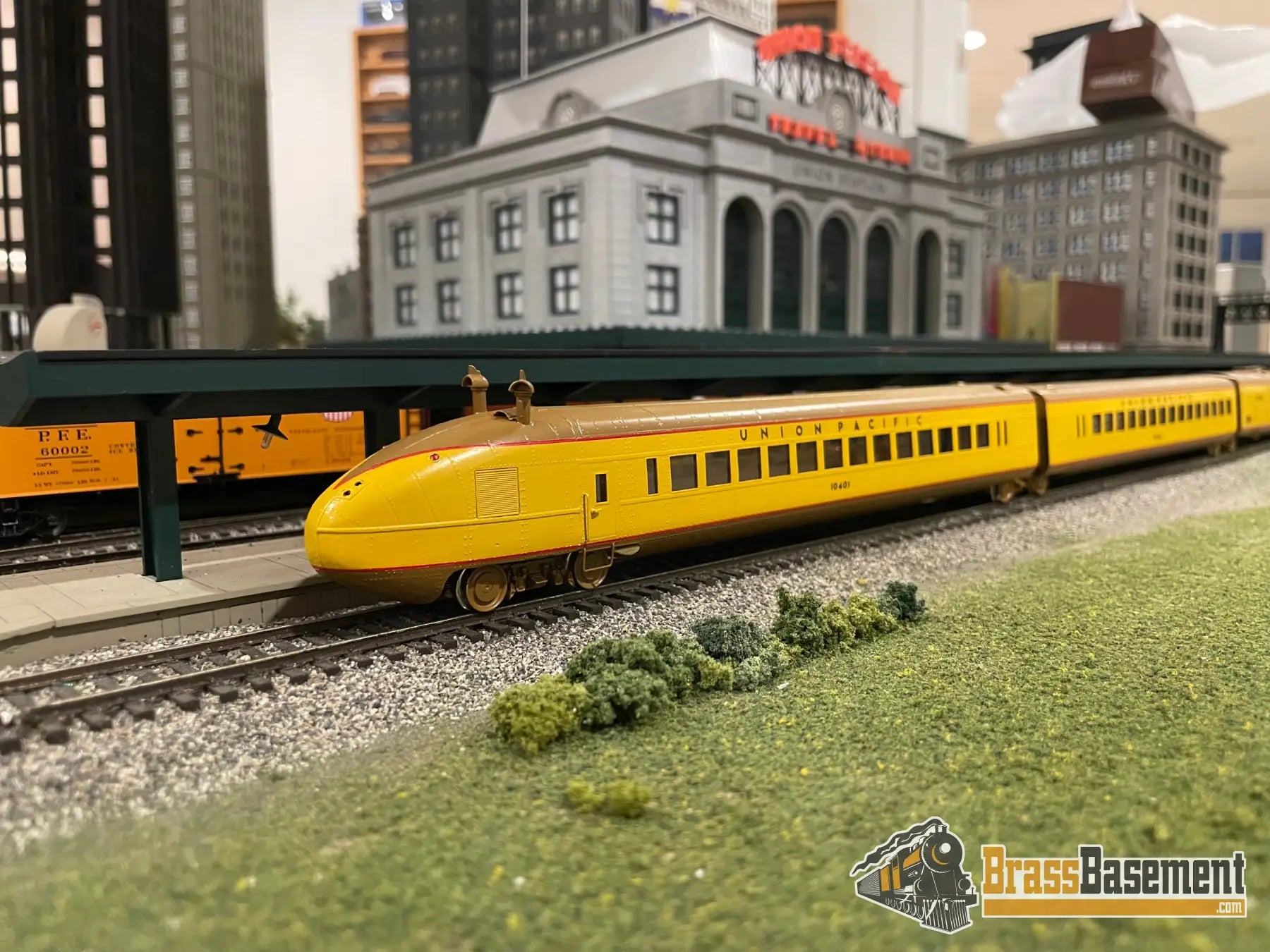 Ho Brass - Omi 5197.1 Union Pacific Up ’City Of Salina’ M - 10000 3 Car Set Cpomi Passenger