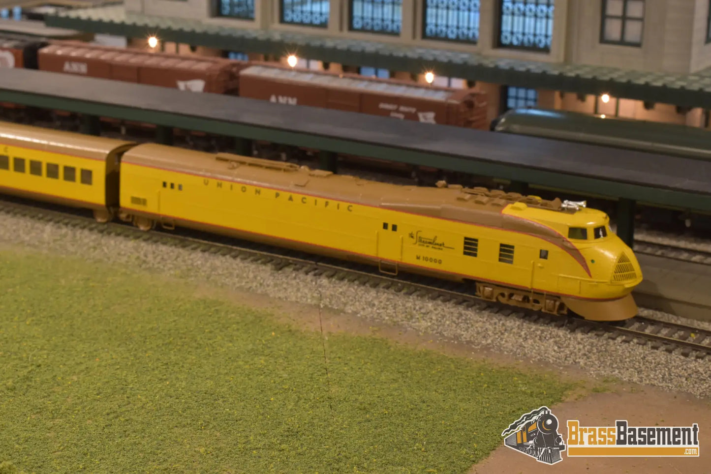 Ho Brass - Omi 5197.1 Union Pacific Up ’City Of Salina’ M - 10000 3 Car Set Cpomi Passenger
