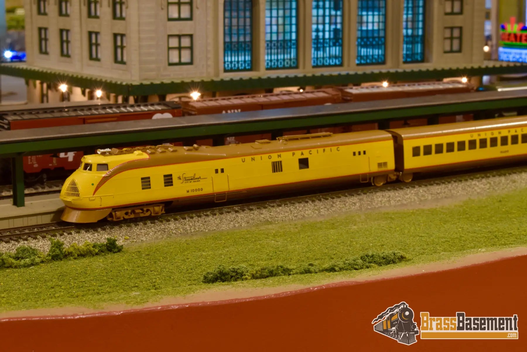 Ho Brass - Omi 5197.1 Union Pacific Up ’City Of Salina’ M - 10000 3 Car Set Cpomi Passenger
