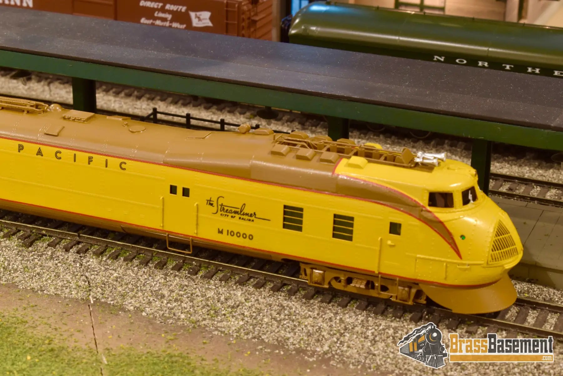 Ho Brass - Omi 5197.1 Union Pacific Up ’City Of Salina’ M - 10000 3 Car Set Cpomi Passenger