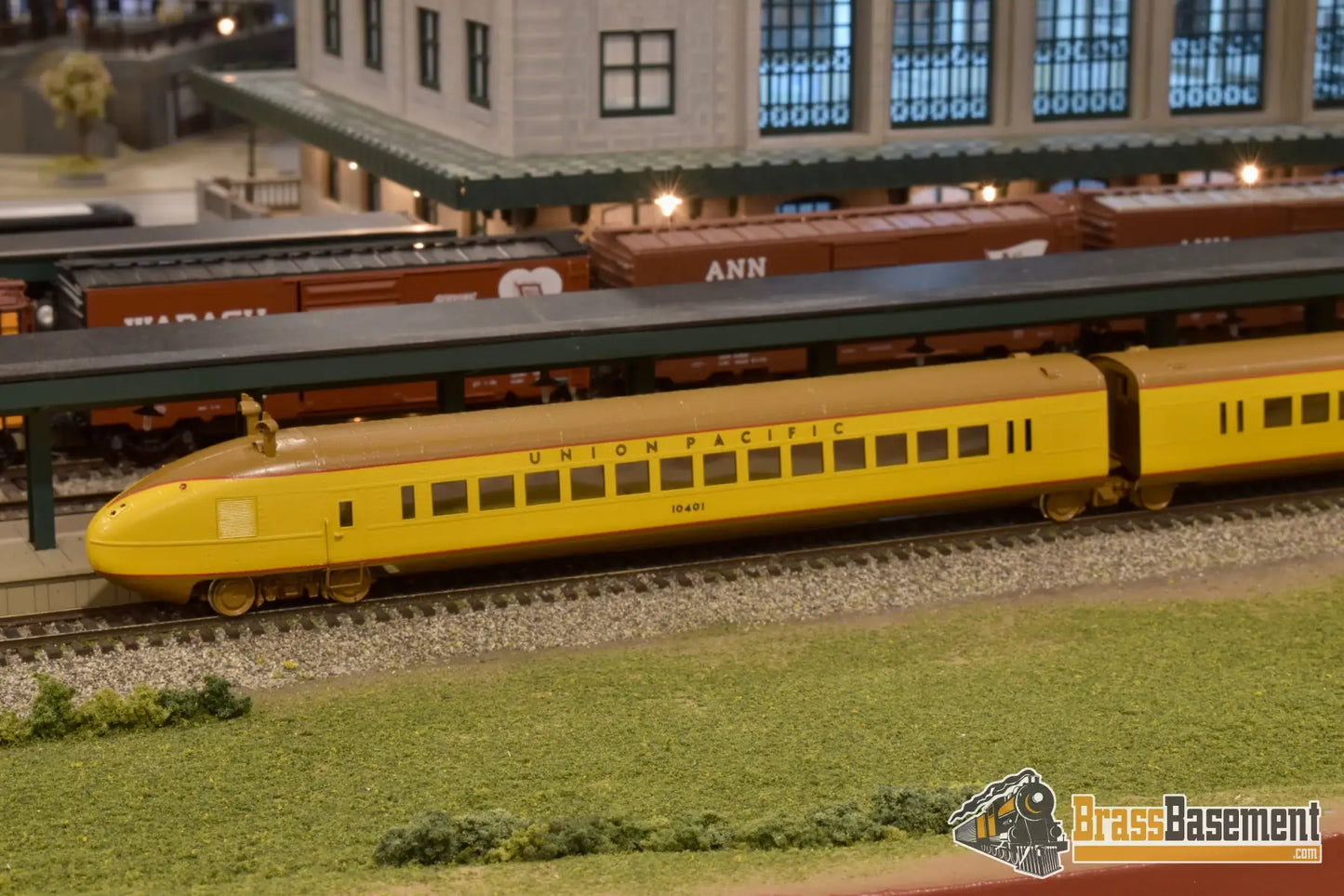 Ho Brass - Omi 5197.1 Union Pacific Up ’City Of Salina’ M - 10000 3 Car Set Cpomi Passenger