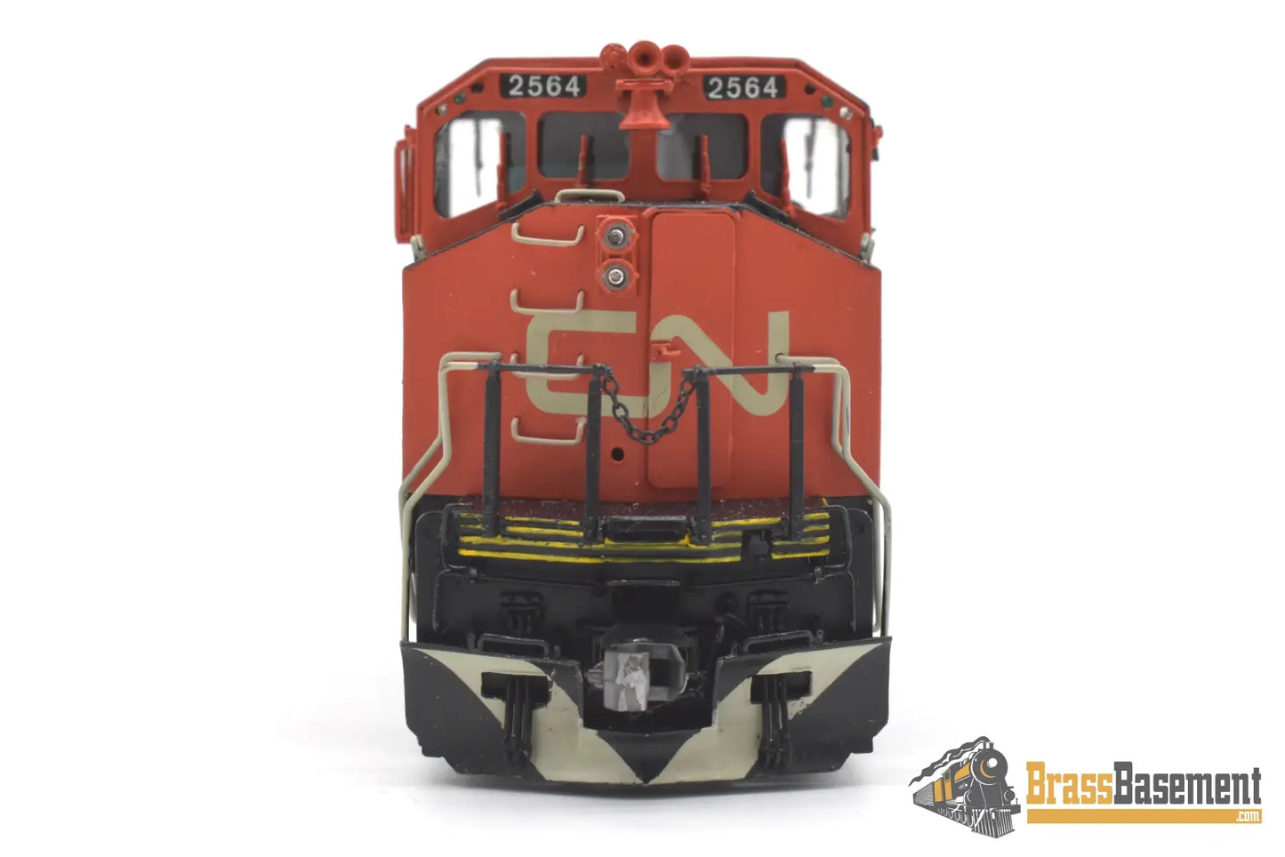 Ho Brass - Omi 5278 Cnr Canadian National M420W #2564 Custom Painted Chevron’s Diesel