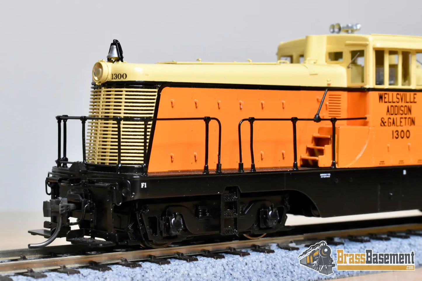 HO Brass OMI 5498.2 Overland WAG Wellsville Addison and Galeton 132 Ton Centercab Diesel #1300 Diesel