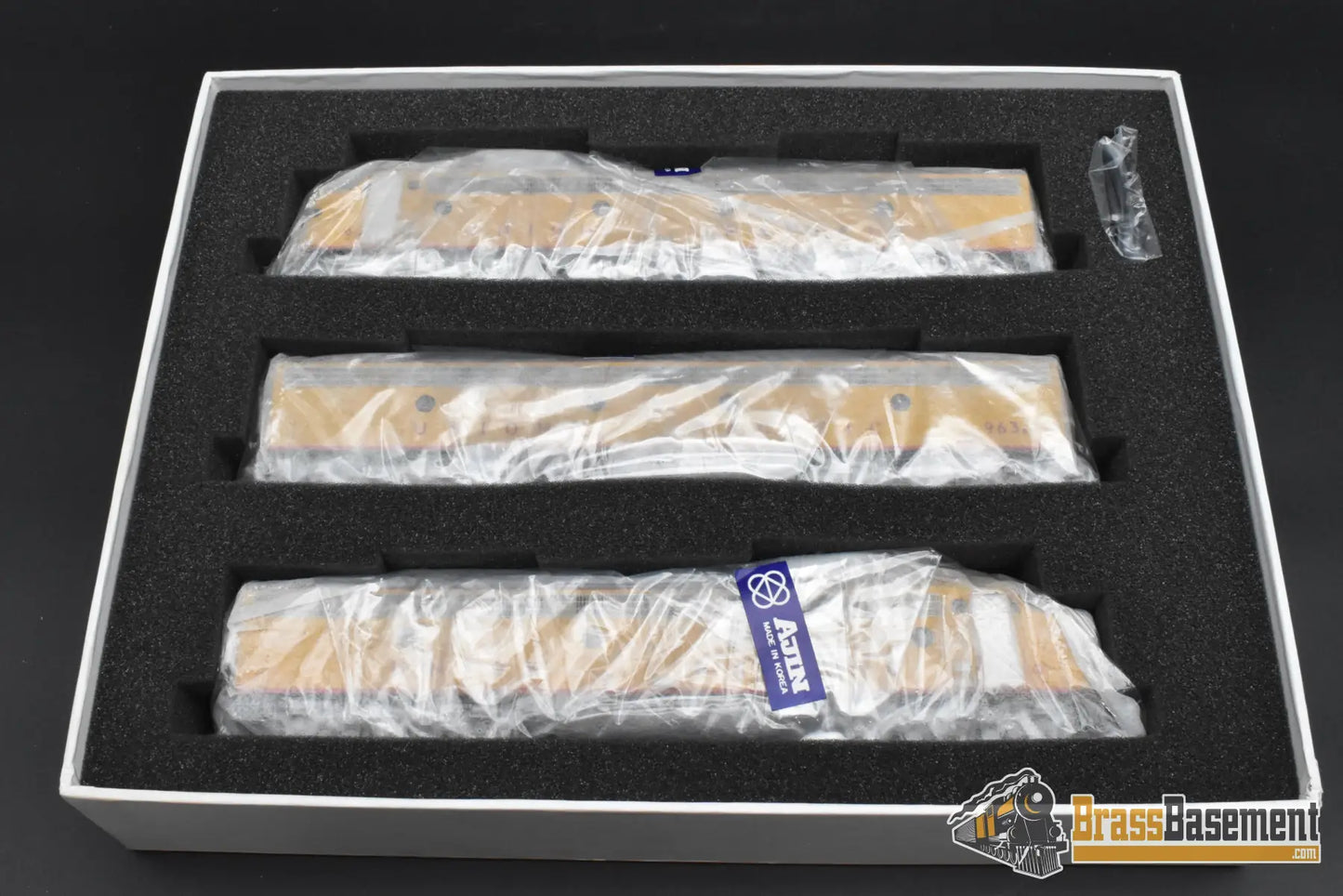 HO Brass – Overland Models UP E9 A-B-A Executive Unit Set – #949A #963B #951A – F/P – Mint HO Brass Diesel Locomotive