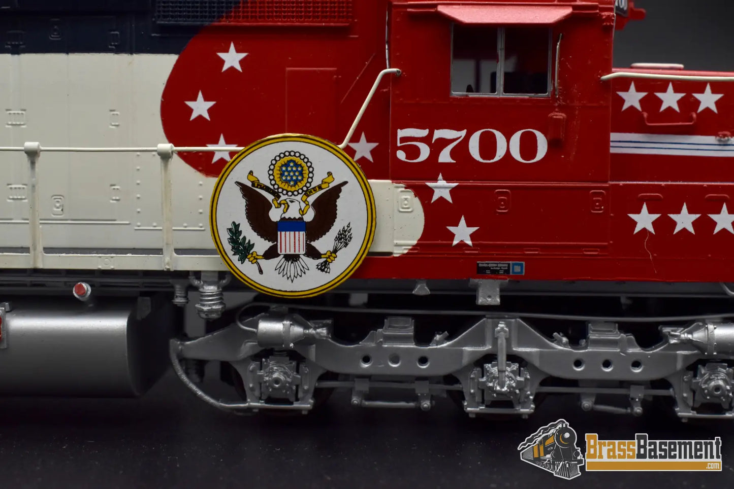 Ho Brass - Omi 6375.1 Atsf Santa Fe Sd45 - 2 Bicentennial #5700 F/P Mint