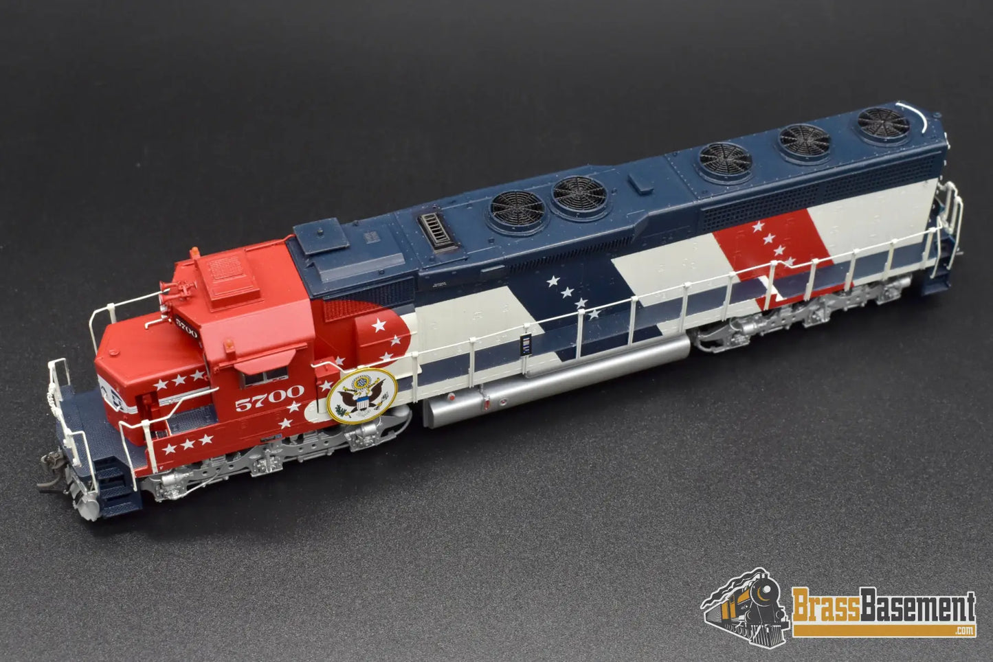 Ho Brass - Omi 6375.1 Atsf Santa Fe Sd45 - 2 Bicentennial #5700 F/P Mint