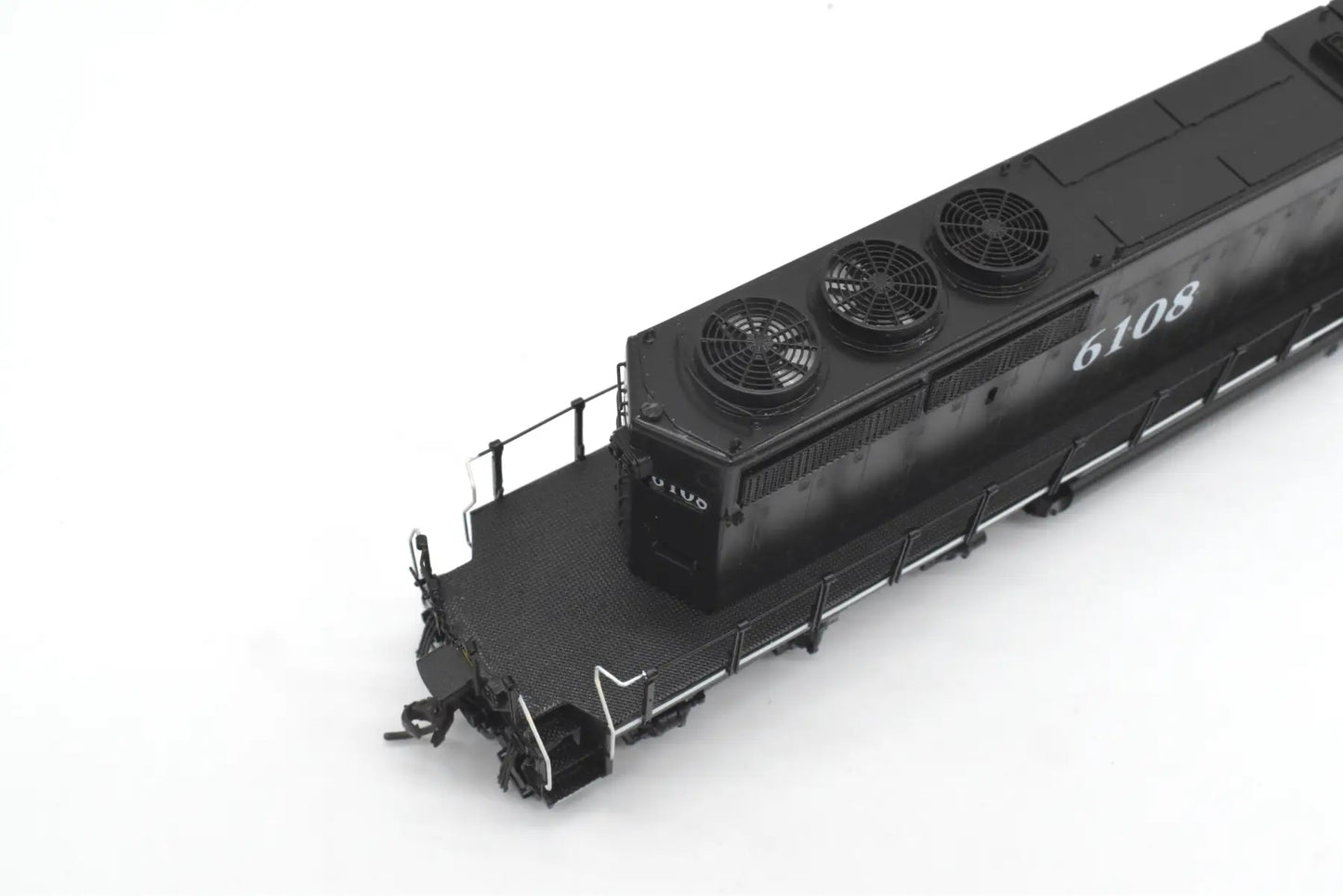HO Brass - OMI 6669.1 Illinois Central SD40-2 #6108 C/P Black Death Star Diesel
