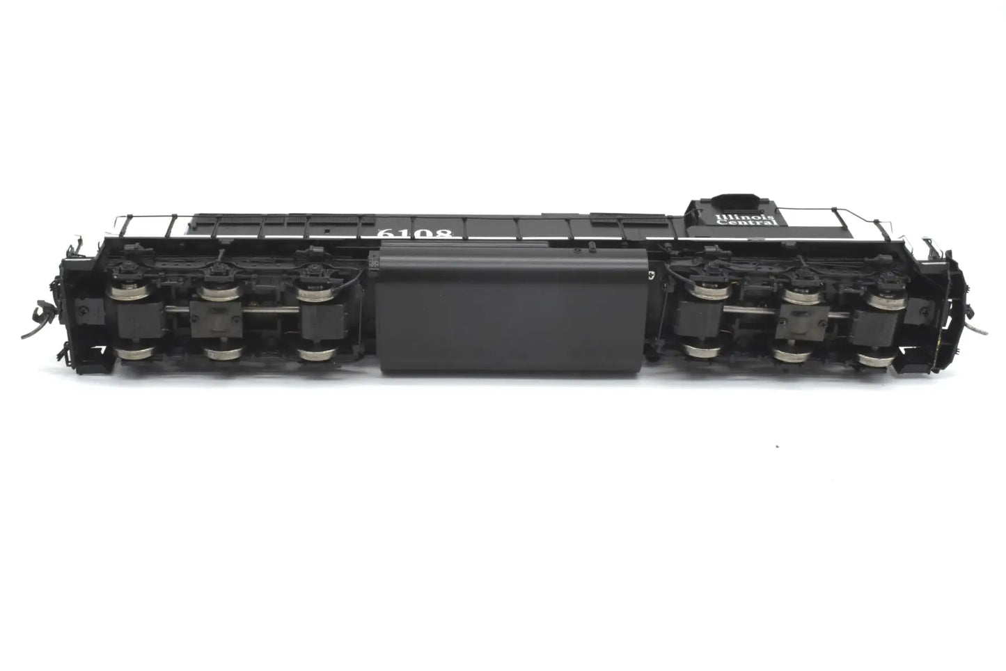 HO Brass - OMI 6669.1 Illinois Central SD40-2 #6108 C/P Black Death Star Diesel