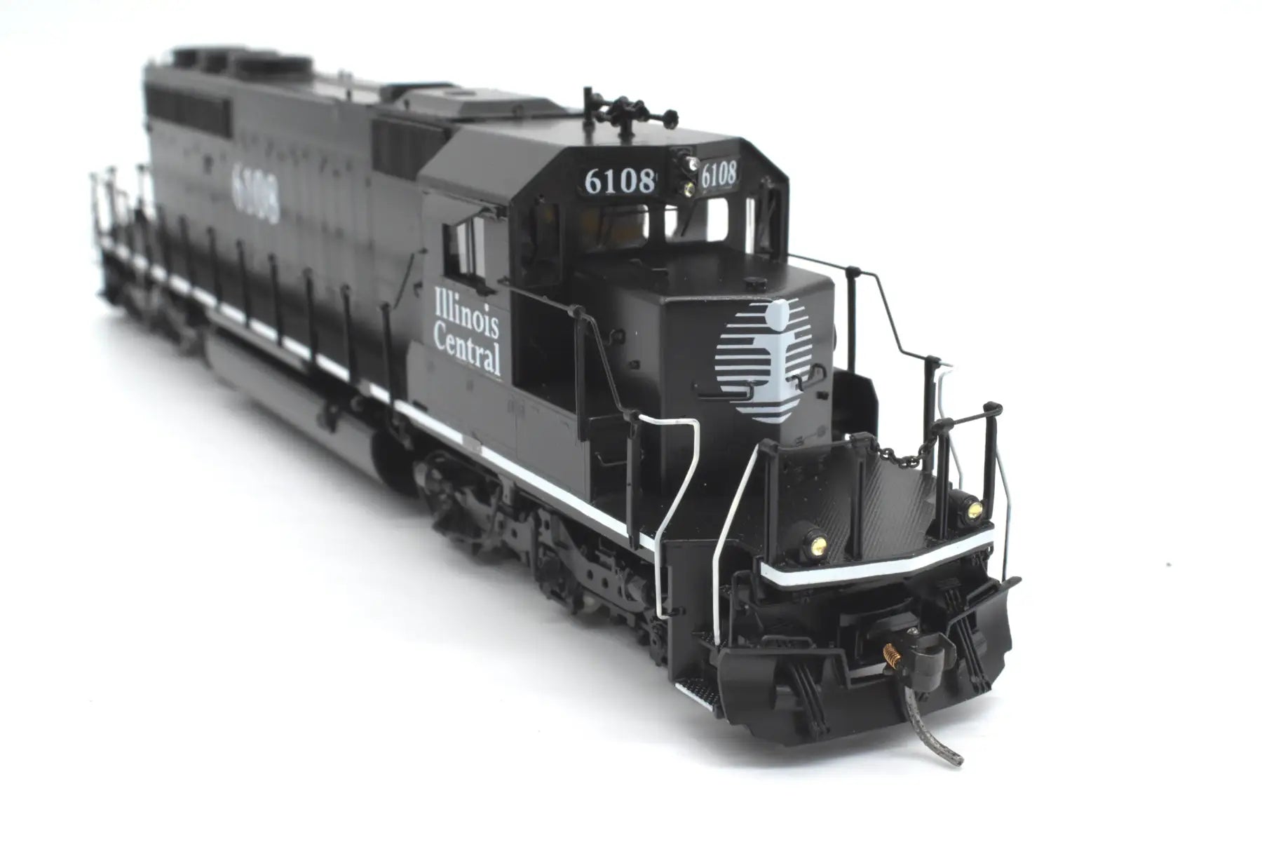 HO Brass - OMI 6669.1 Illinois Central SD40-2 #6108 C/P Black Death Star Diesel