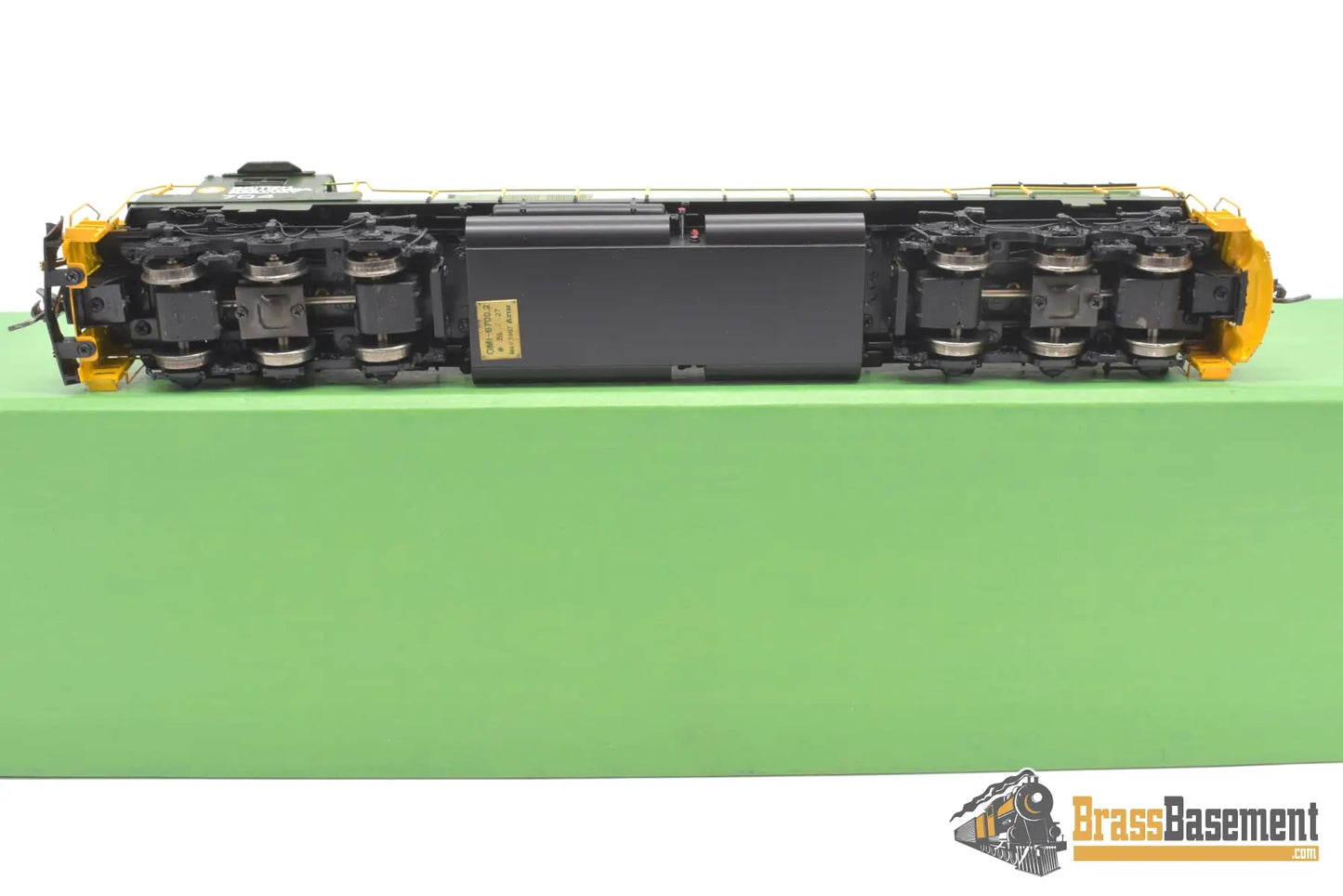 Ho Brass - Omi 6700.2 Bcr British Columbia Railway C6301 #704 F/P Two - Tone Green Diesel