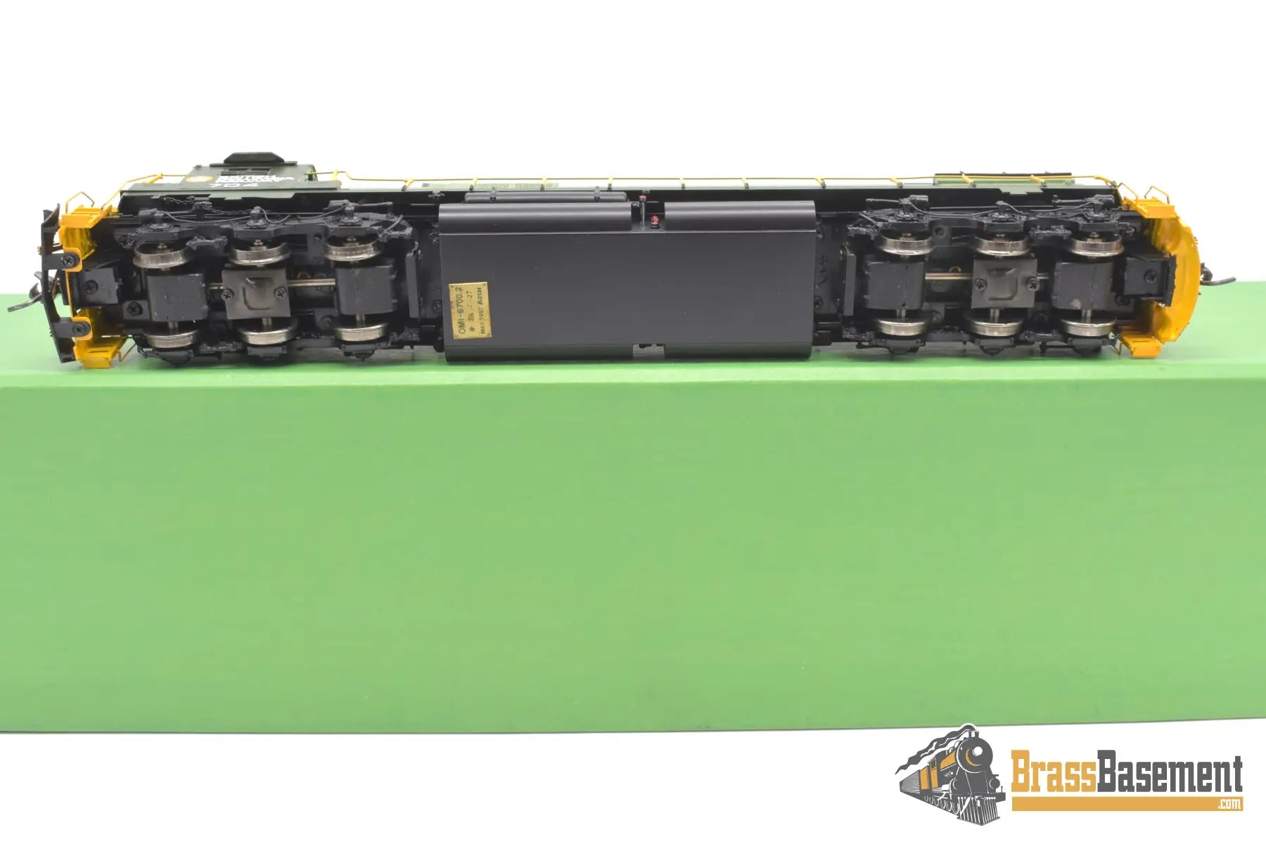 Ho Brass - Omi 6700.2 Bcr British Columbia Railway C6301 #704 F/P Two - Tone Green Diesel