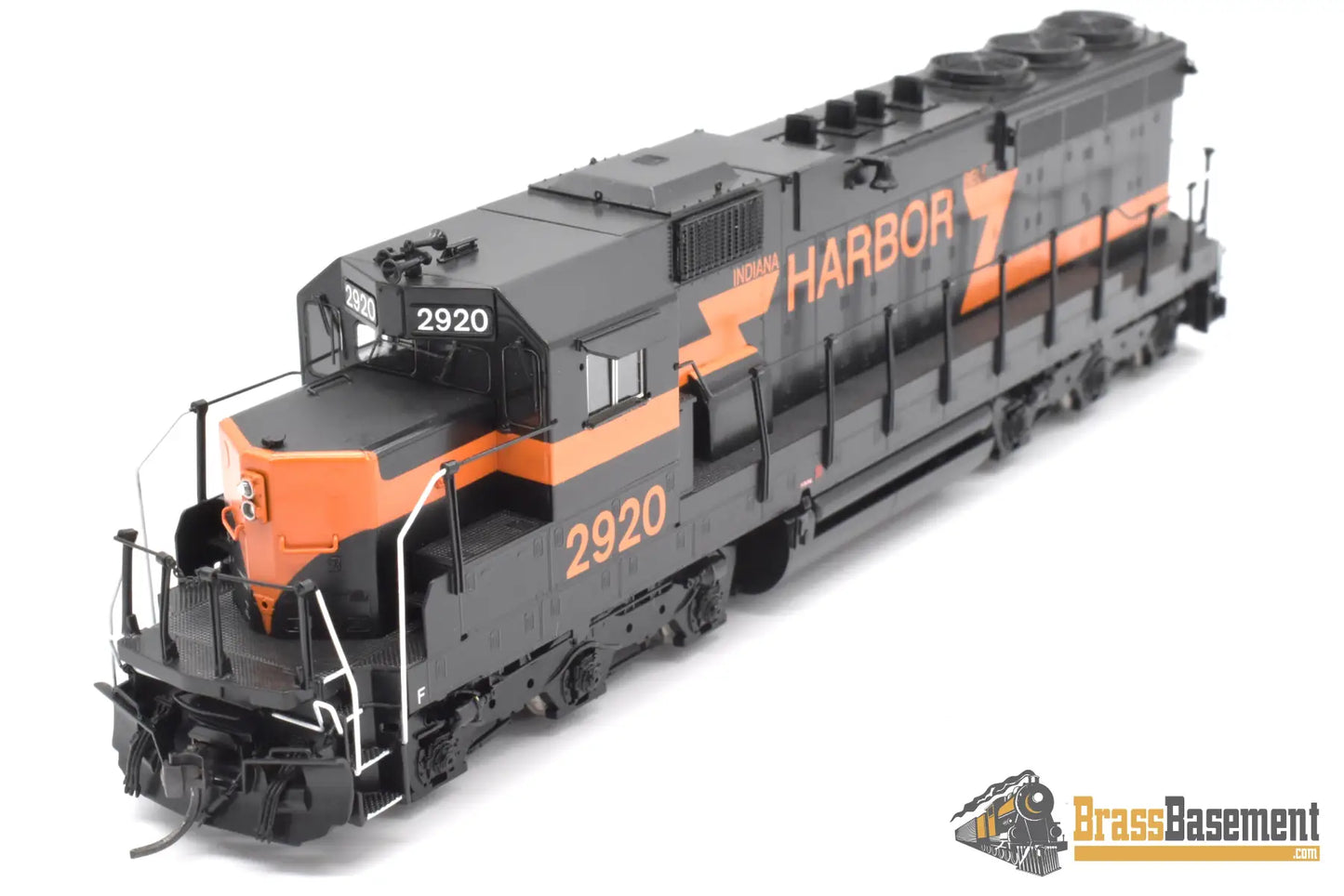 Ho Brass - Omi 6773.1 Indiana Harbor Belt Sd20 #2920 F/P Black W/ Orange Stripe Diesel