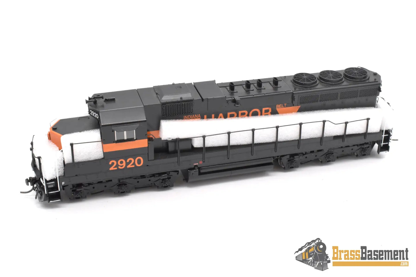 Ho Brass - Omi 6773.1 Indiana Harbor Belt Sd20 #2920 F/P Black W/ Orange Stripe Diesel