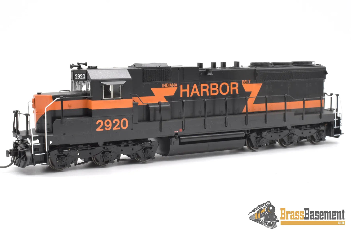 Ho Brass - Omi 6773.1 Indiana Harbor Belt Sd20 #2920 F/P Black W/ Orange Stripe Diesel