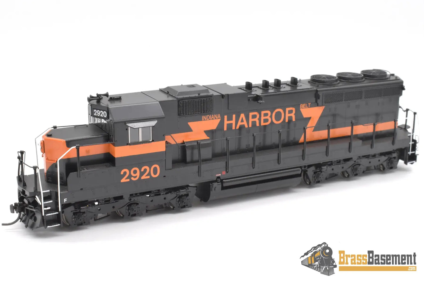 Ho Brass - Omi 6773.1 Indiana Harbor Belt Sd20 #2920 F/P Black W/ Orange Stripe Diesel